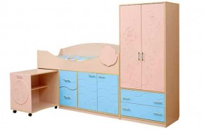 Набор мебели для детской Юниор -12.2 (700*1860) МДФ матовый в Заречном - zarechnyy.mebel-74.com | фото