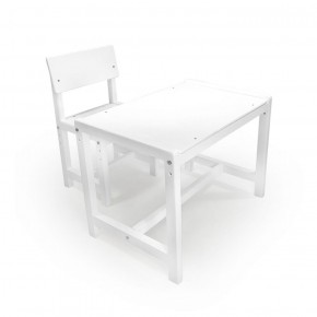 Детский растущий комплект стол и стул Я САМ "Лофт" (Белый, Белый) в Заречном - zarechnyy.mebel-74.com | фото