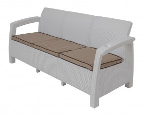 Диван Yalta Premium Sofa 3 Set (Ялта) белый (+подушки под спину) в Заречном - zarechnyy.mebel-74.com | фото