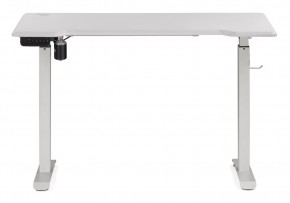Компьютерный стол Маркос с механизмом подъема 120х75х75 белый / шагрень белая в Заречном - zarechnyy.mebel-74.com | фото