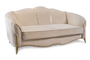 Комплект мягкой мебели Lara 3-1-1 с раскладным механизмом (бежевый/золото) в Заречном - zarechnyy.mebel-74.com | фото
