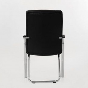 Кресло Barneo K-15 для посетителей и переговорных (черный) в Заречном - zarechnyy.mebel-74.com | фото