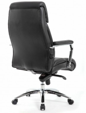 Кресло BRABIX PREMIUM "Phaeton EX-502" (кожа с компаньоном, хром, черное) 530882 в Заречном - zarechnyy.mebel-74.com | фото