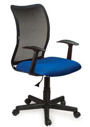 Кресло BRABIX "Spring MG-307", с подлокотниками, комбинированное синее/черное TW, 531404 в Заречном - zarechnyy.mebel-74.com | фото