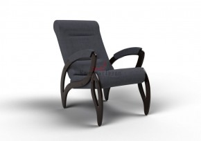 Кресло для отдыха Зельден 20-Т-ГР (ткань/венге) ГРАФИТ в Заречном - zarechnyy.mebel-74.com | фото