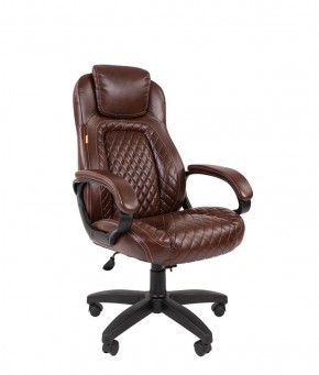 Кресло для руководителя  CHAIRMAN 432 (Экокожа коричневая) в Заречном - zarechnyy.mebel-74.com | фото