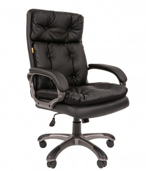 Кресло для руководителя  CHAIRMAN 442 (экокожа черная) в Заречном - zarechnyy.mebel-74.com | фото