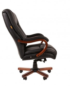 Кресло для руководителя CHAIRMAN  503 (Кожа) Черное в Заречном - zarechnyy.mebel-74.com | фото