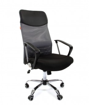 Кресло для руководителя CHAIRMAN 610 N(15-21 черный/сетка серый) в Заречном - zarechnyy.mebel-74.com | фото