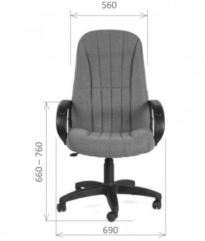 Кресло для руководителя  CHAIRMAN 685 СТ (ткань стандарт 10-356 черная) в Заречном - zarechnyy.mebel-74.com | фото