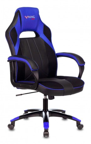 Кресло игровое Бюрократ VIKING 2 AERO BLUE черный/синий в Заречном - zarechnyy.mebel-74.com | фото