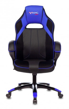 Кресло игровое Бюрократ VIKING 2 AERO BLUE черный/синий в Заречном - zarechnyy.mebel-74.com | фото