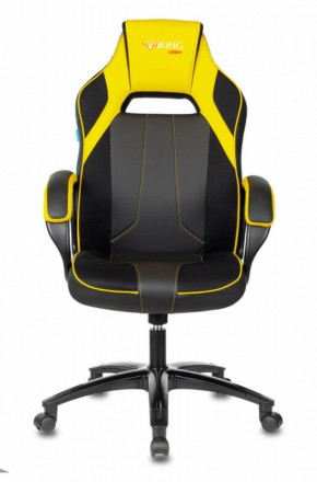 Кресло игровое Бюрократ VIKING 2 AERO YELLOW черный/желтый в Заречном - zarechnyy.mebel-74.com | фото
