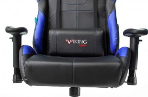 Кресло игровое Бюрократ VIKING 5 AERO BLUE черный/синий в Заречном - zarechnyy.mebel-74.com | фото