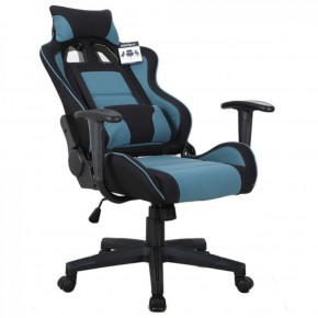Кресло компьютерное BRABIX "GT Racer GM-100" (черное/голубое) 531818 в Заречном - zarechnyy.mebel-74.com | фото