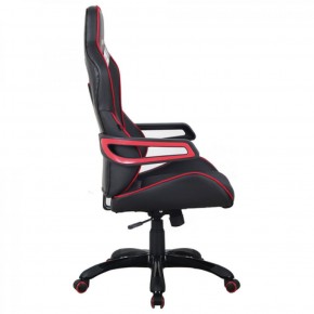 Кресло компьютерное BRABIX Nitro GM-001 (ткань/экокожа) черное, вставки красные (531816) в Заречном - zarechnyy.mebel-74.com | фото