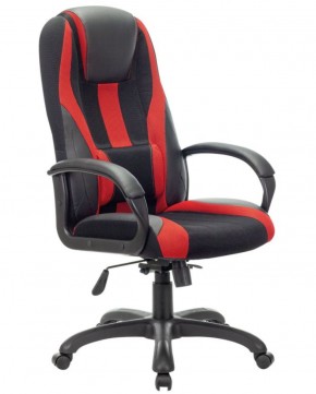 Кресло компьютерное BRABIX PREMIUM "Rapid GM-102" (экокожа/ткань, черное/красное) 532107 в Заречном - zarechnyy.mebel-74.com | фото