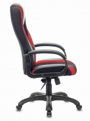 Кресло компьютерное BRABIX PREMIUM "Rapid GM-102" (экокожа/ткань, черное/красное) 532107 в Заречном - zarechnyy.mebel-74.com | фото