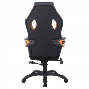 Кресло компьютерное BRABIX Techno Pro GM-003 (ткань черное/серое, вставки оранжевые) 531813 в Заречном - zarechnyy.mebel-74.com | фото