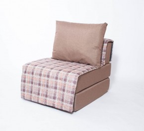 Кресло-кровать бескаркасное Харви (коричневый-квадро беж) в Заречном - zarechnyy.mebel-74.com | фото