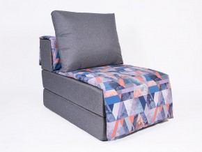 Кресло-кровать бескаркасное Харви (серый-сноу деним) в Заречном - zarechnyy.mebel-74.com | фото