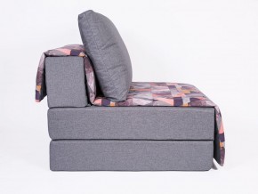 Кресло-кровать бескаркасное Харви (серый-сноу манго) в Заречном - zarechnyy.mebel-74.com | фото
