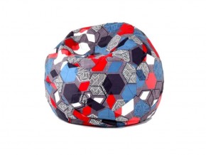 Кресло-мешок Мяч M (Geometry Slate) в Заречном - zarechnyy.mebel-74.com | фото