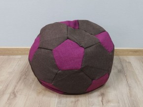Кресло-мешок Мяч S (Savana Chocolate-Savana Berry) в Заречном - zarechnyy.mebel-74.com | фото