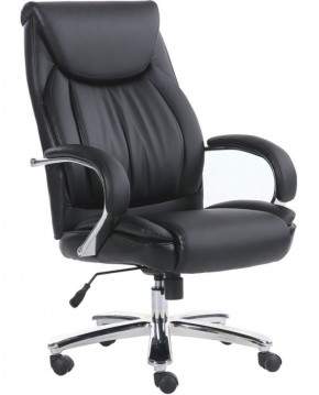 Кресло офисное BRABIX PREMIUM "Advance EX-575" (хром, экокожа, черное) 531825 в Заречном - zarechnyy.mebel-74.com | фото