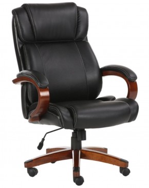 Кресло офисное BRABIX PREMIUM "Magnum EX-701" (дерево, рециклированная кожа, черное) 531827 в Заречном - zarechnyy.mebel-74.com | фото