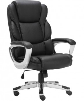 Кресло офисное BRABIX PREMIUM "Rest EX-555" (пружинный блок, экокожа, черное) 531938 в Заречном - zarechnyy.mebel-74.com | фото