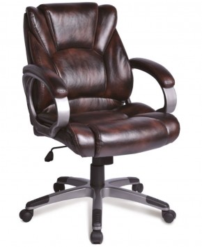 Кресло офисное BRABIX "Eldorado EX-504" (коричневое) 530875 в Заречном - zarechnyy.mebel-74.com | фото