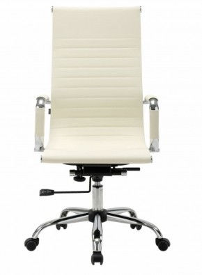 Кресло офисное BRABIX "Energy EX-509" (экокожа, хром, бежевое) 531166 в Заречном - zarechnyy.mebel-74.com | фото
