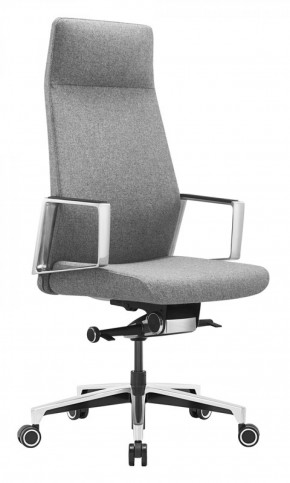 Кресло руководителя Бюрократ _JONS/CASHGREY серый в Заречном - zarechnyy.mebel-74.com | фото