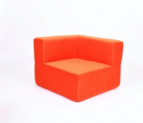 Кресло-угловое-модуль бескаркасное Тетрис 30 (Оранжевый) в Заречном - zarechnyy.mebel-74.com | фото