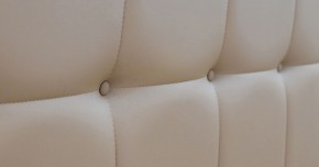 Кровать двойная Хлоя 160 + ортопед + ПМ + дно (арт. Пегасо капучино к/з (бежево-коричневый)) в Заречном - zarechnyy.mebel-74.com | фото