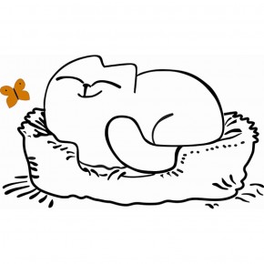 Кровать двухуровневая Кот № 900.1 ЛЕВАЯ (туя светлая/белый) в Заречном - zarechnyy.mebel-74.com | фото