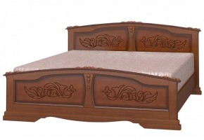 ЕЛЕНА Кровать из массива 1800 (Орех) в Заречном - zarechnyy.mebel-74.com | фото