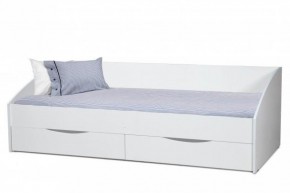 Кровать одинарная "Фея - 3" симметричная New (2000Х900) белая в Заречном - zarechnyy.mebel-74.com | фото