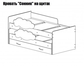 Кровать выкатная Соник (800*1900) в Заречном - zarechnyy.mebel-74.com | фото