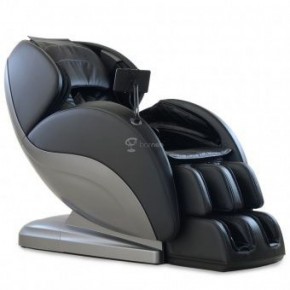 Массажное кресло PS6500 черно-серебряное в Заречном - zarechnyy.mebel-74.com | фото