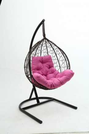 Подвесное кресло Бароло (коричневый/розовый) в Заречном - zarechnyy.mebel-74.com | фото
