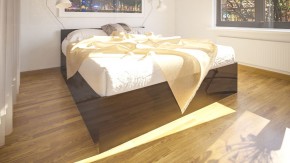 Стандарт Кровать 1600, цвет венге, ШхГхВ 163,5х203,5х70 см., сп.м. 1600х2000 мм., без матраса, основание есть в Заречном - zarechnyy.mebel-74.com | фото