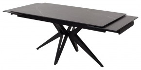 Стол FORIO 160 MATT BLACK MARBLE SOLID CERAMIC / BLACK, ®DISAUR в Заречном - zarechnyy.mebel-74.com | фото