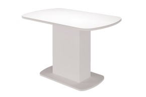 Стол обеденный Соренто (Белый глянец) в Заречном - zarechnyy.mebel-74.com | фото