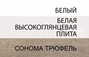 Стол письменный /TYP 80, LINATE ,цвет белый/сонома трюфель в Заречном - zarechnyy.mebel-74.com | фото