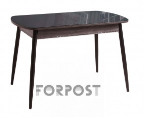 Стол раздвижной со стеклянной столешницей (BLACK, WHITE) в Заречном - zarechnyy.mebel-74.com | фото