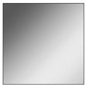 Зеркало Corsica 600х600 black без подсветки Sansa (SB1064Z) в Заречном - zarechnyy.mebel-74.com | фото