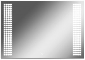 Зеркало Cosmo 100 black с подсветкой Sansa (SC1047Z) в Заречном - zarechnyy.mebel-74.com | фото